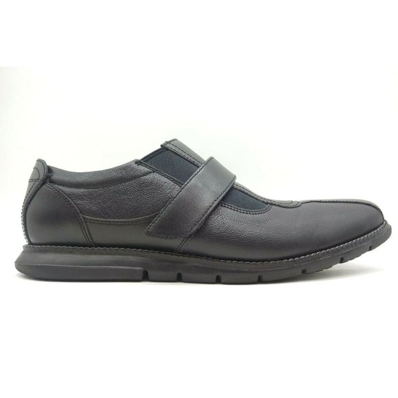 Cole Haan Grand OS Black Leather Adjustable Slip On Shoes Men\'s 9.5 M main image 9